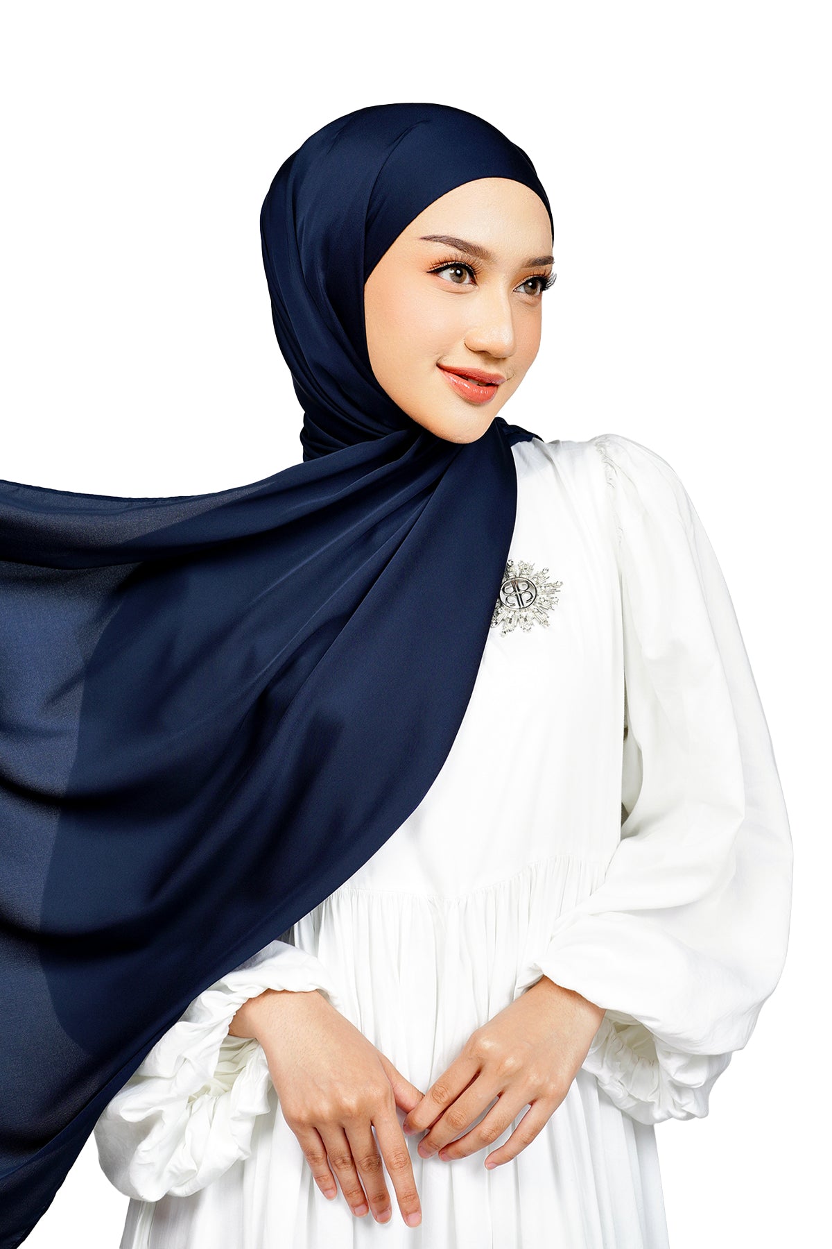 Luxe Easy Shawl - Navy