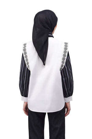 Madelyn Stripe Shirt - Black