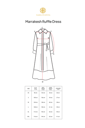 Marrakesh Ruffle Dress - White
