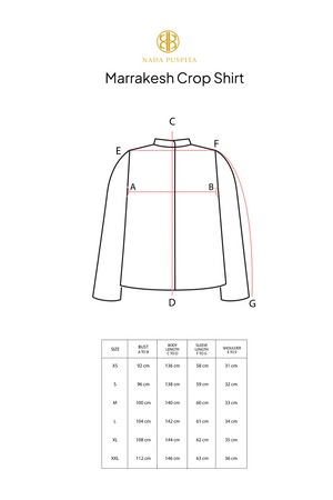 Marrakesh Crop Shirt - Ivory