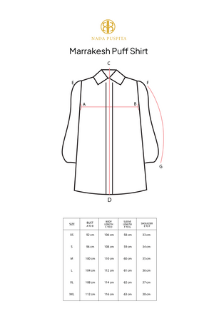 Marrakesh Puff Shirt - Black