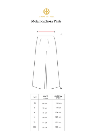Metamorphosa Pants - White