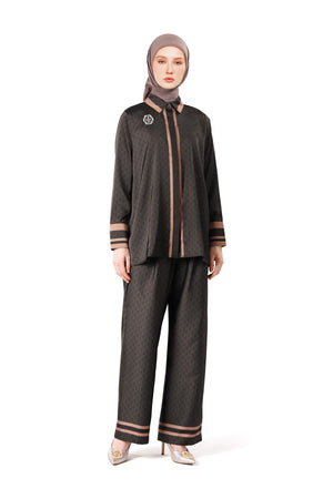 Monoglam Basic Shirt - Brown