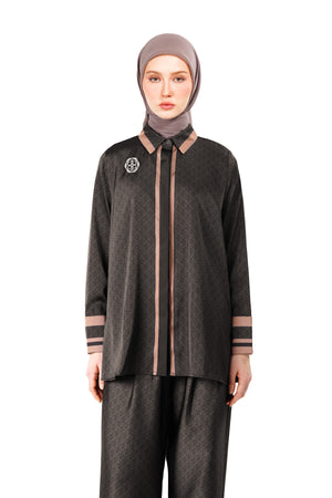 Monoglam Basic Shirt - Brown