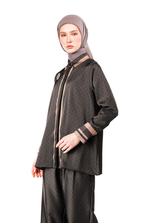 Monoglam Basic Shirt - Brown