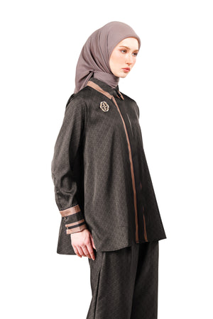 Monoglam Basic Shirt - Brown