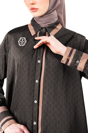 Monoglam Basic Shirt - Brown