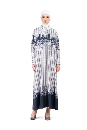 Monoglam Loose Dress - Navy