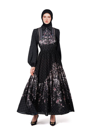 Monoglam Tier Skirt - Black