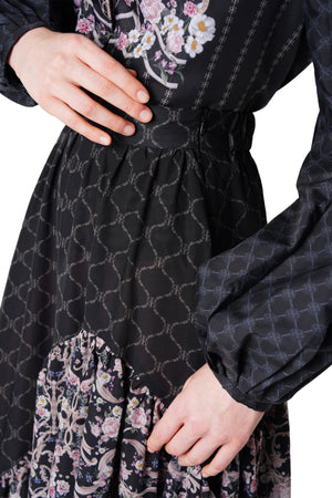 Monoglam Tier Skirt - Black