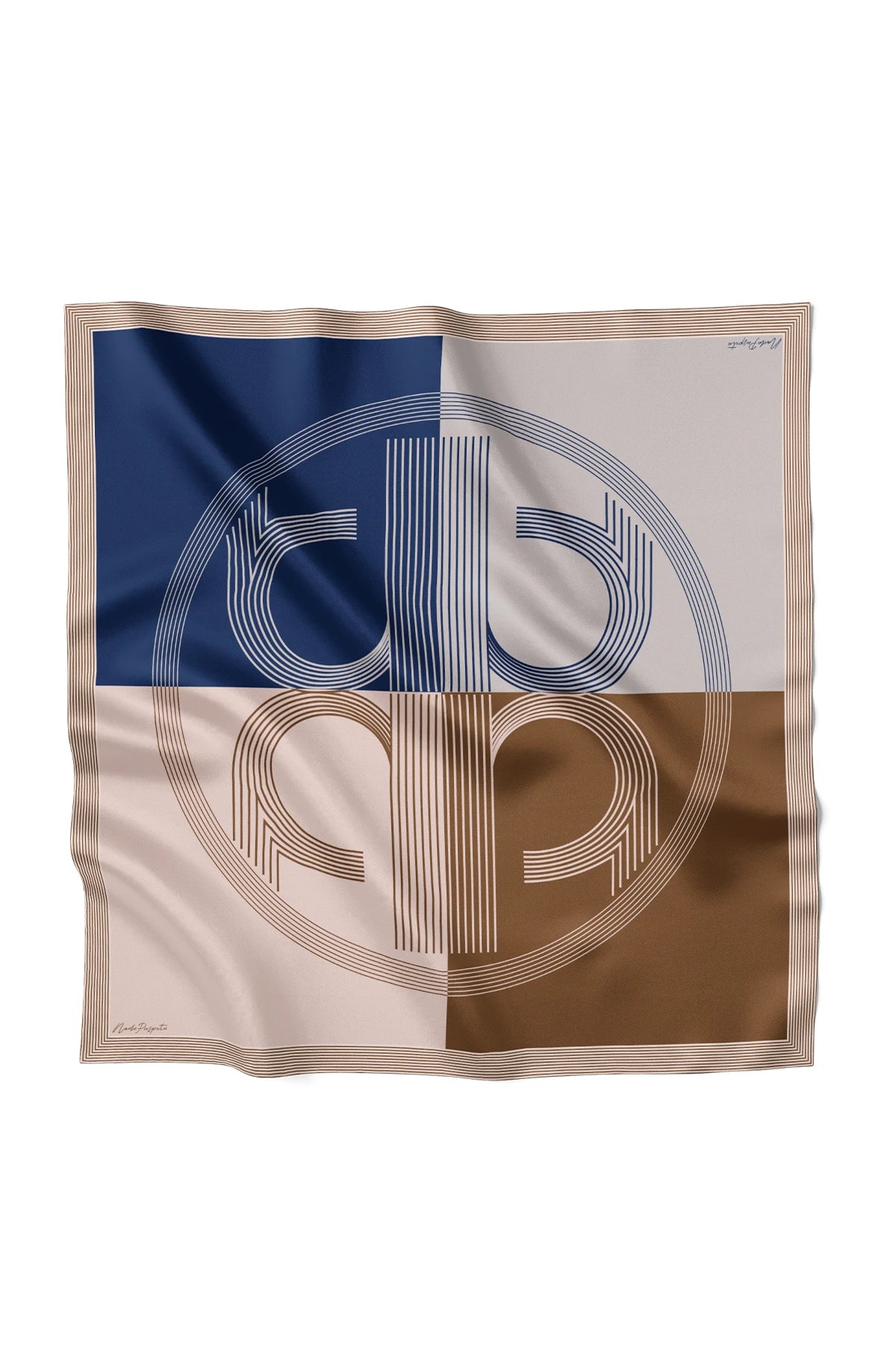 Intertwined Multiway Satin Scarf - Multicolor