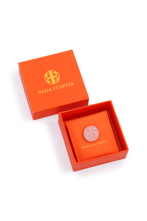 Macaroon Pin Brooch - Pink