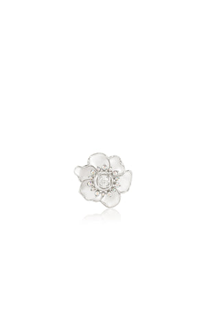 Magnolia Pin Brooch - Silver