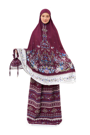 Majestica Prayer Robe - Mulberry