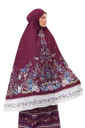 Majestica Prayer Robe - Mulberry