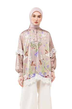Majestica Raya Batwing Shirt - Pink