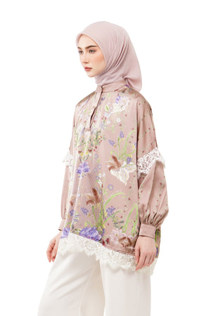 Majestica Raya Batwing Shirt - Pink