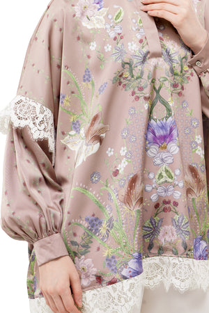 Majestica Raya Batwing Shirt - Pink