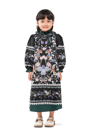 Majestica Raya Kids Dress - Black