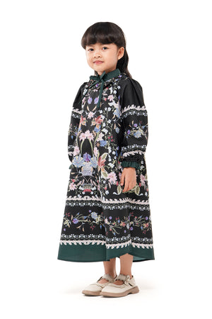 Majestica Raya Kids Dress - Black