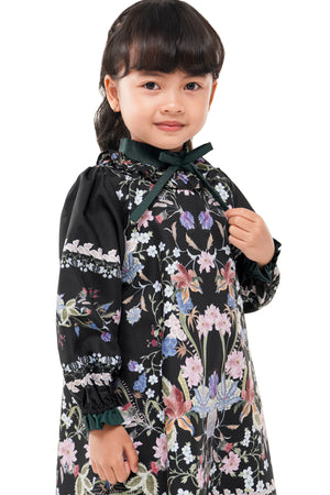 Majestica Raya Kids Dress - Black