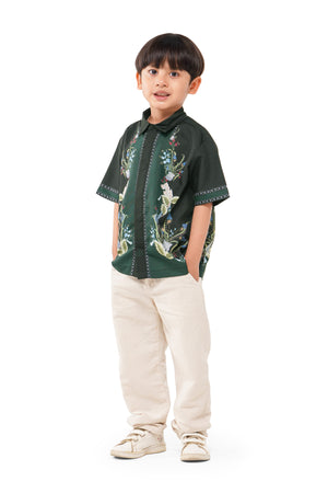 Majestica Raya Kids Shirt - Black