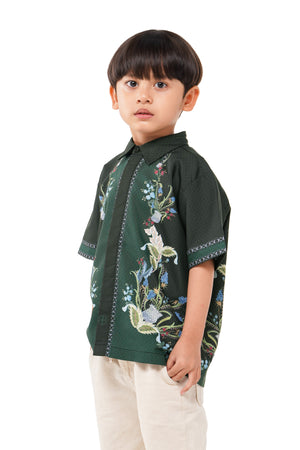 Majestica Raya Kids Shirt - Black