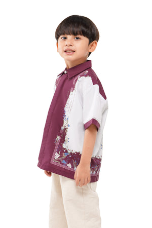Majestica Raya Kids Shirt - Maroon