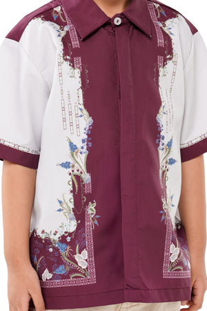 Majestica Raya Kids Shirt - Maroon