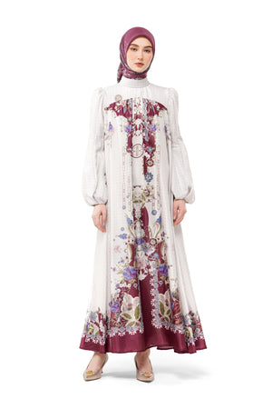 Majestica Raya Loose Dress - Ivory