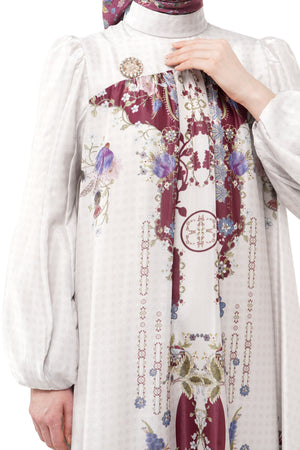 Majestica Raya Loose Dress - Ivory