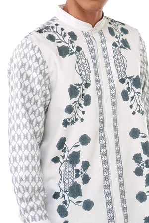 Majestica Raya Men Long Sleeve Shirt - Ivory