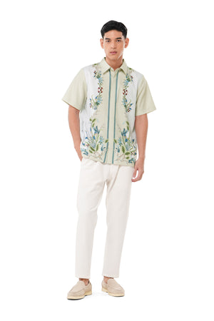 Majestica Raya Men Shirt - Cream