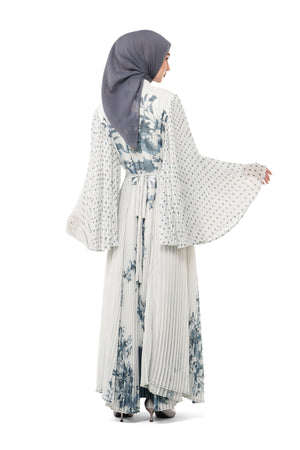 Majestica Raya Pleats Dress - Ivory