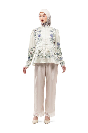 Majestica Raya Puffy Shirt - Cream