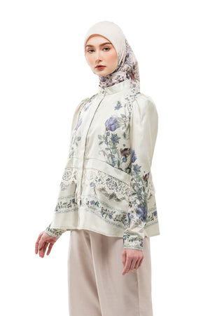 Majestica Raya Puffy Shirt - Cream