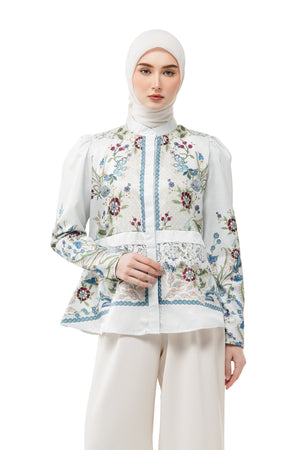 Majestica Raya Puffy Shirt - Ivory