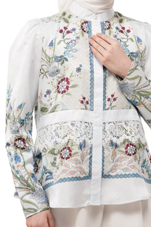 Majestica Raya Puffy Shirt - Ivory
