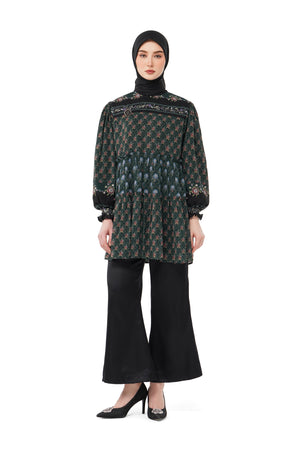 Majestica Raya Tier Top - Emerald
