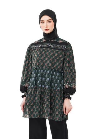 Majestica Raya Tier Top - Emerald