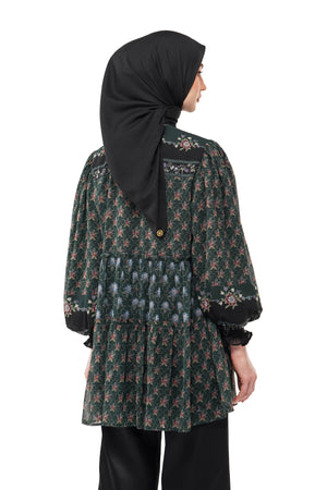 Majestica Raya Tier Top - Emerald