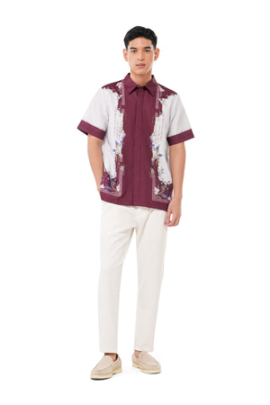 Majestica Raya Men Shirt - Maroon
