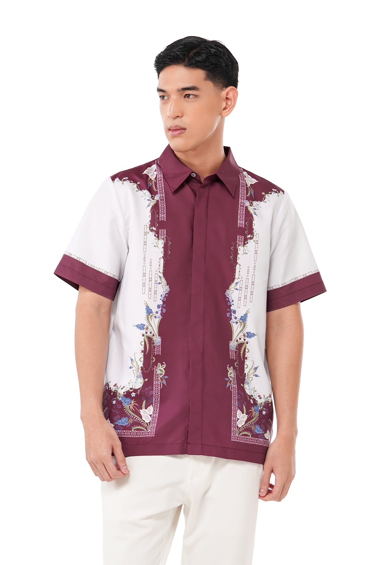 Majestica Raya Men Shirt - Maroon