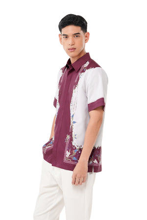 Majestica Raya Men Shirt - Maroon