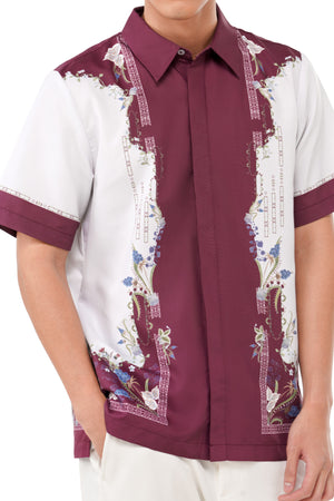 Majestica Raya Men Shirt - Maroon