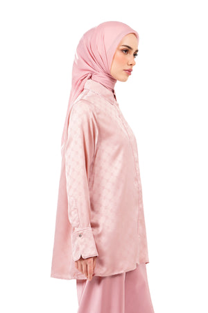 Marilyn Monogram Shirt - Pink