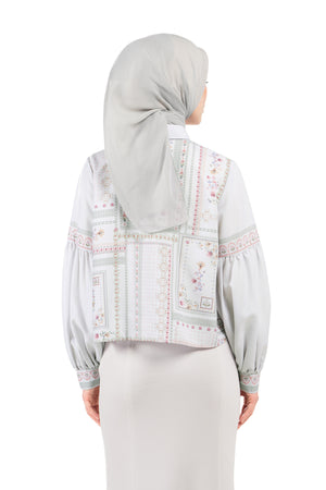 Marrakesh Crop Puff Shirt - Beige