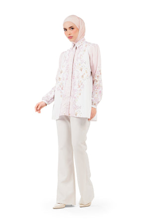 Marrakesh Puff Shirt - Pink