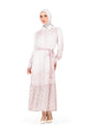 Marrakesh Ruffle Dress - White