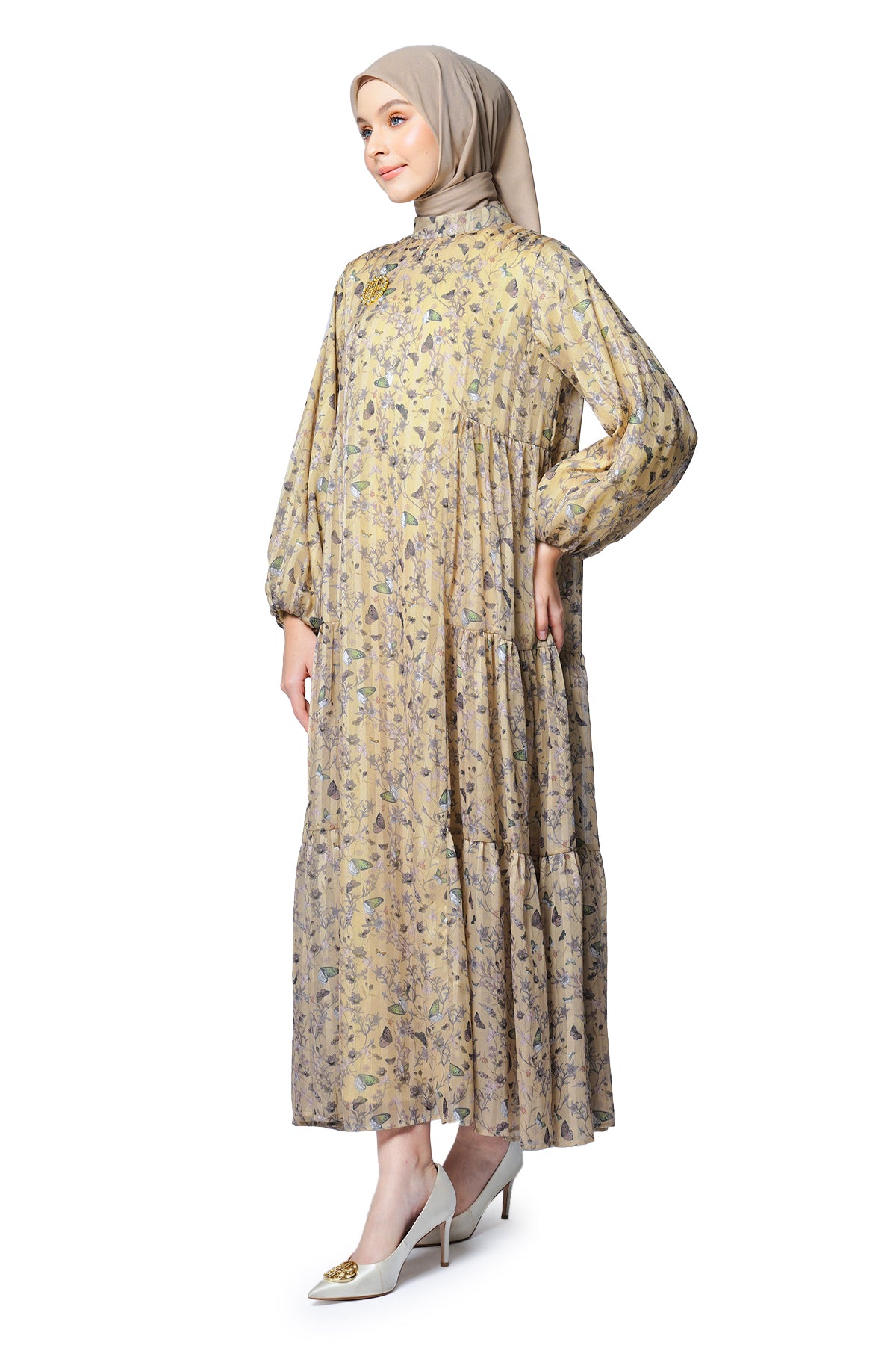Metamorphosa Dress - Mustard
